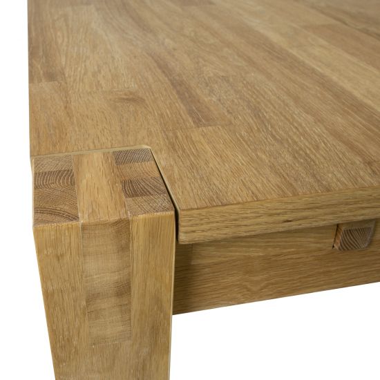 Kitchen Table Drammen | size: Length: 90cm, Width: 140cm, Height: 76cm | color: Oak | image: 6 | variant: 1005082