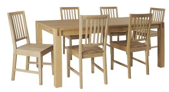 Kitchen Table Drammen | size: Length: 90cm, Width: 180cm, Height: 76cm | color: Oak | image: 3 | variant: 1005083