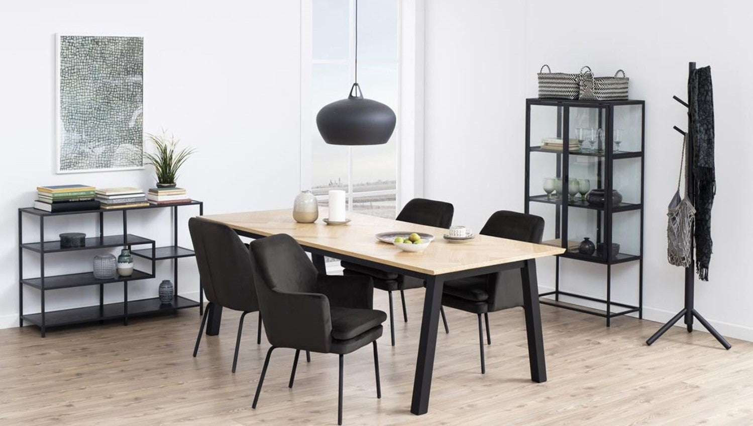 Kitchen Table East Aberaeron | size: Length: 95cm, Width: 180cm, Height: 75cm | color: Oak | image: 4 | variant: 1005766