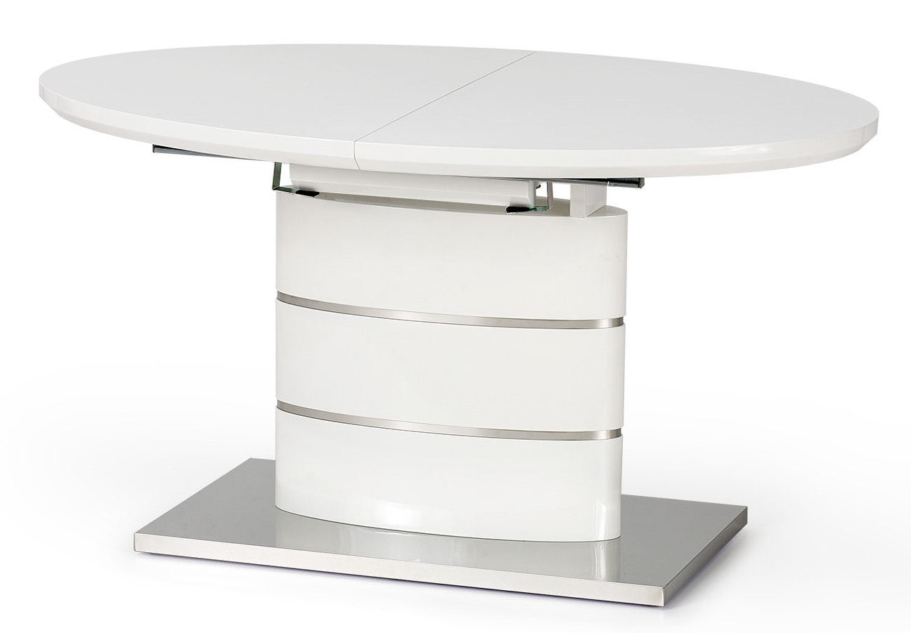 Kitchen Table East Baltimore | size: Length: 90cm, Width: 180cm, Height: 76cm | color: White | image: 3 | variant: 1006858