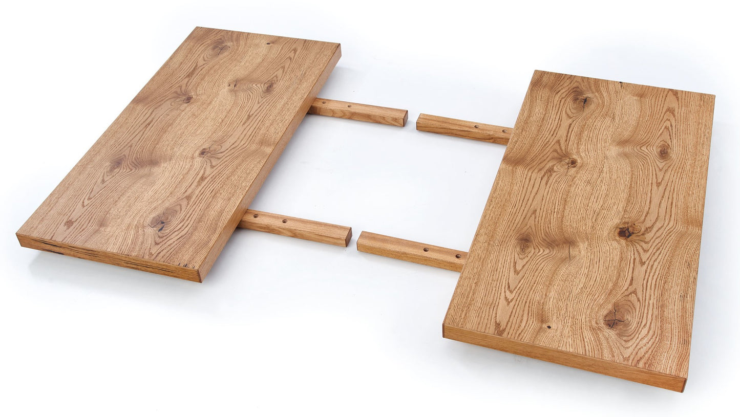 Kitchen Table East Bombay | size: Length: 90cm, Width: 250cm, Height: 76cm | color: Black/Oak | image: 9 | variant: 1006868