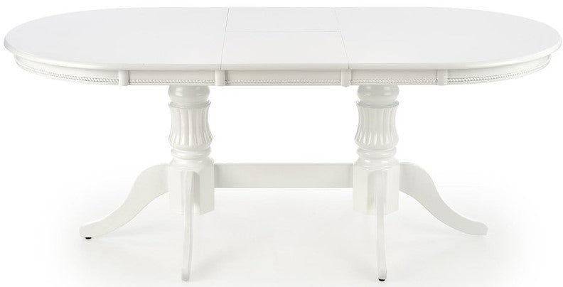 Kitchen Table East Brazilia | size: Length: 90cm, Width: 190cm, Height: 77cm | color: White | image: 2 | variant: 1006837