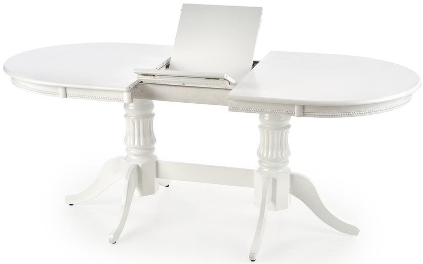 Kitchen Table East Brazilia | size: Length: 90cm, Width: 190cm, Height: 77cm | color: White | image: 3 | variant: 1006837
