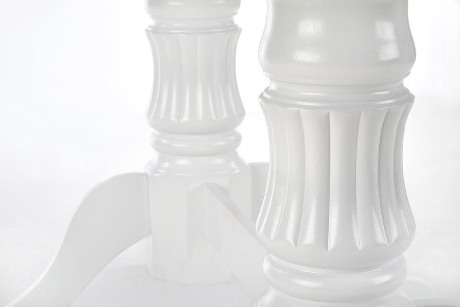 Kitchen Table East Brazilia | size: Length: 90cm, Width: 190cm, Height: 77cm | color: White | image: 4 | variant: 1006837