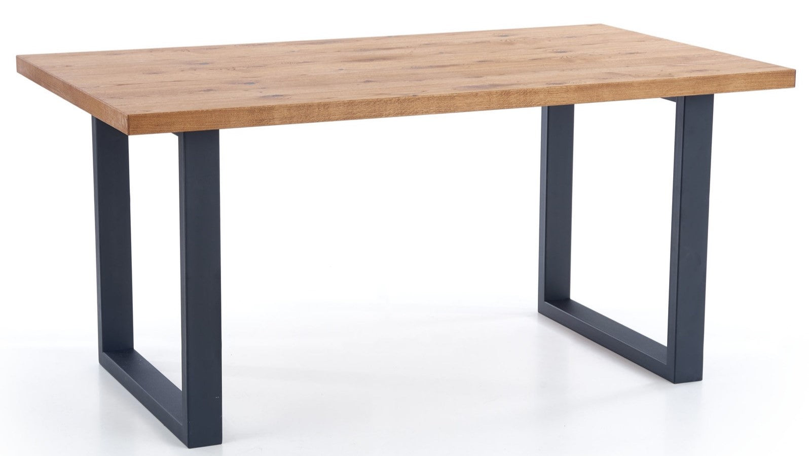 Kitchen Table East Calcutta | size: Length: 90cm, Width: 250cm, Height: 76cm | color: Black/Oak | image: 1 | variant: 1006869