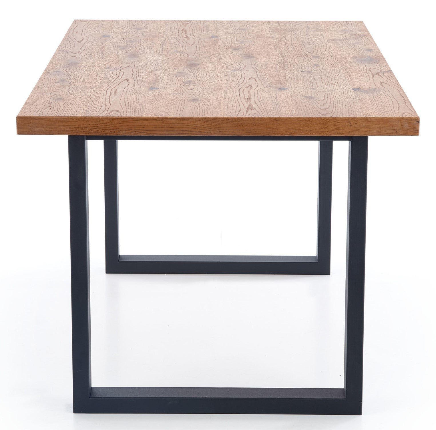Kitchen Table East Calcutta | size: Length: 90cm, Width: 250cm, Height: 76cm | color: Black/Oak | image: 6 | variant: 1006869