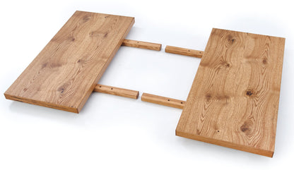 Kitchen Table East Calcutta | size: Length: 90cm, Width: 250cm, Height: 76cm | color: Black/Oak | image: 9 | variant: 1006869