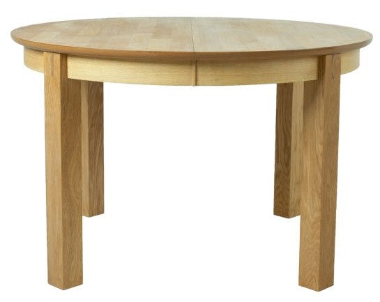 Kitchen Table East Daventry | size: Length: 120cm, Width: 160cm, Height: 75cm, Diameter: 120cm | color: Oak | image: 2 | variant: 1005085
