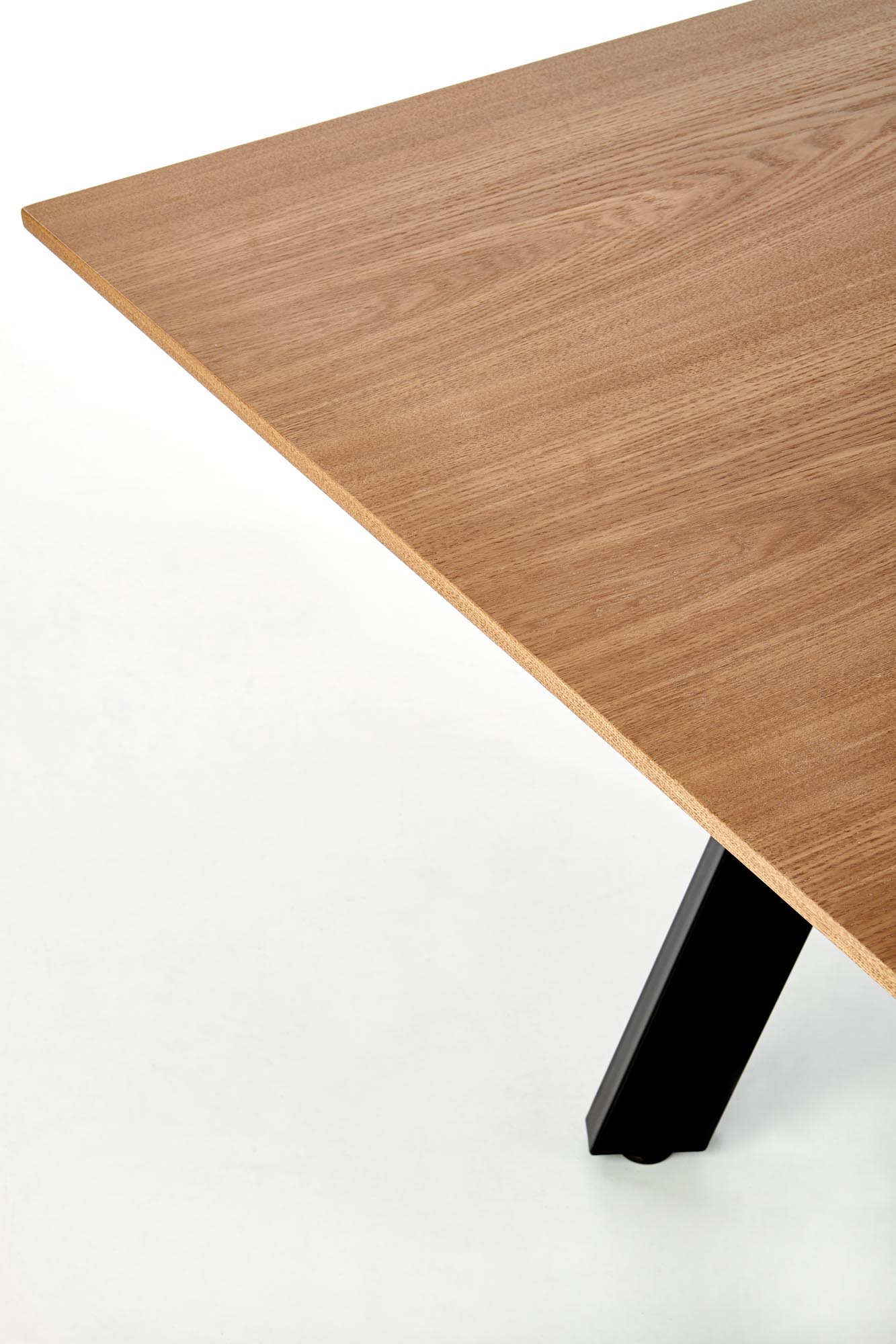 Kitchen Table East Doha | size: Length: 90cm, Width: 200cm, Height: 76cm | color: Black/Oak | image: 4 | variant: 1006854