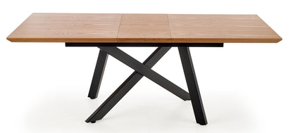 Kitchen Table East Doha | size: Length: 90cm, Width: 200cm, Height: 76cm | color: Black/Oak | image: 6 | variant: 1006854