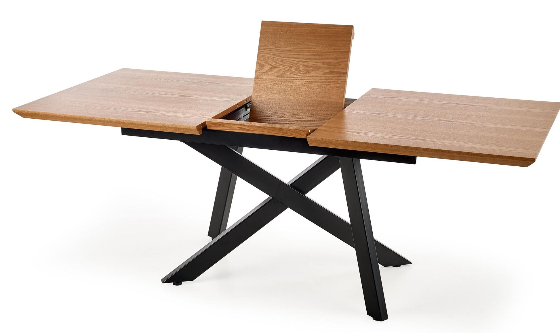 Kitchen Table East Doha | size: Length: 90cm, Width: 200cm, Height: 76cm | color: Black/Oak | image: 7 | variant: 1006854