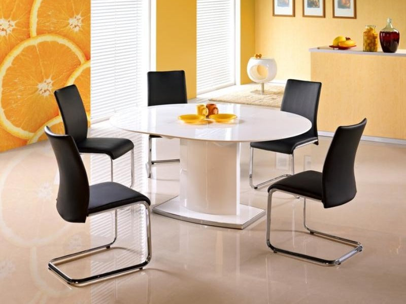 Kitchen Table East Hyderabad | size: Length: 120cm, Width: 160cm, Height: 76cm, Diameter: 120cm | color: White | image: 3 | variant: 1006870