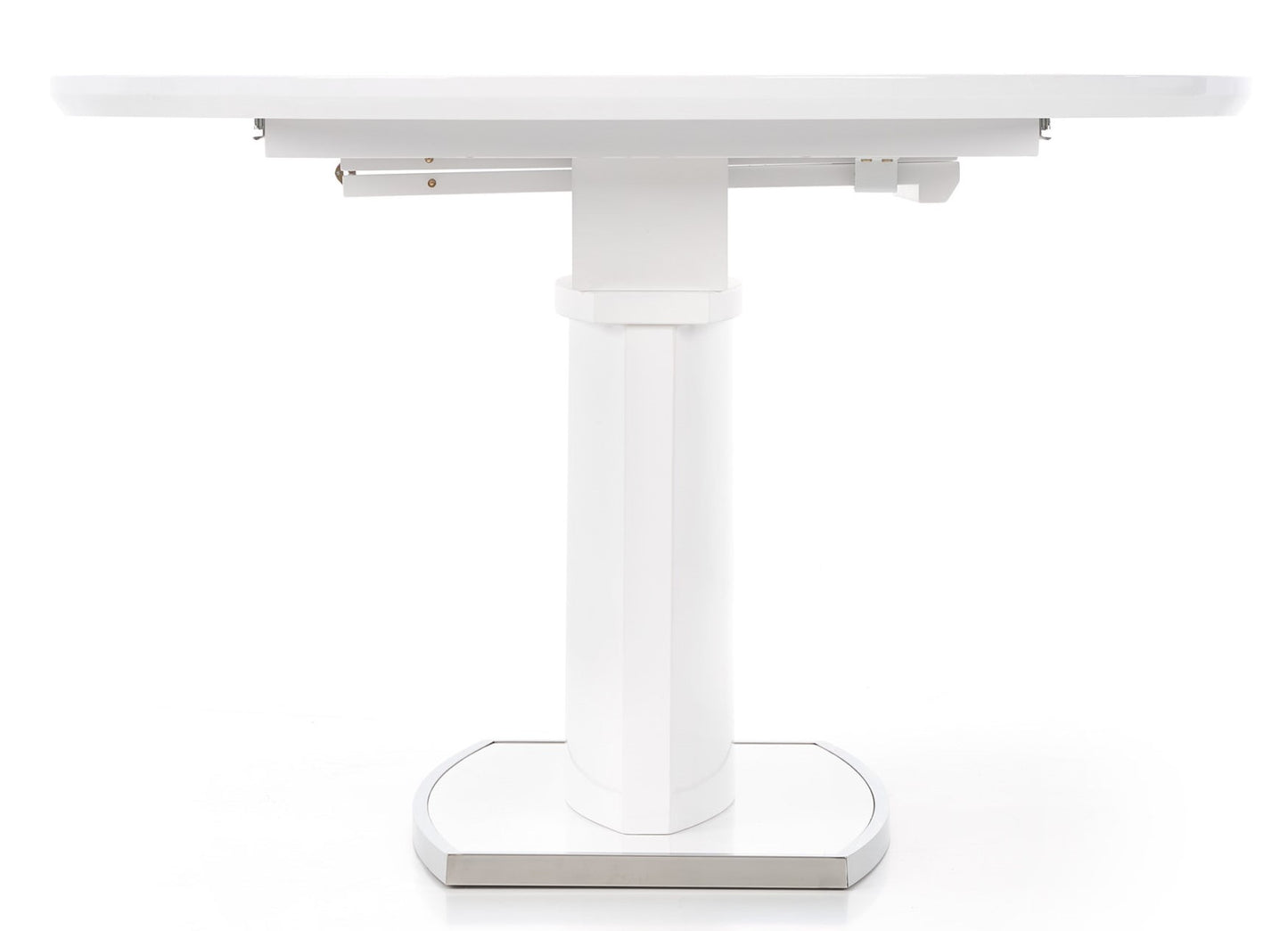 Kitchen Table East Hyderabad | size: Length: 120cm, Width: 160cm, Height: 76cm, Diameter: 120cm | color: White | image: 4 | variant: 1006870