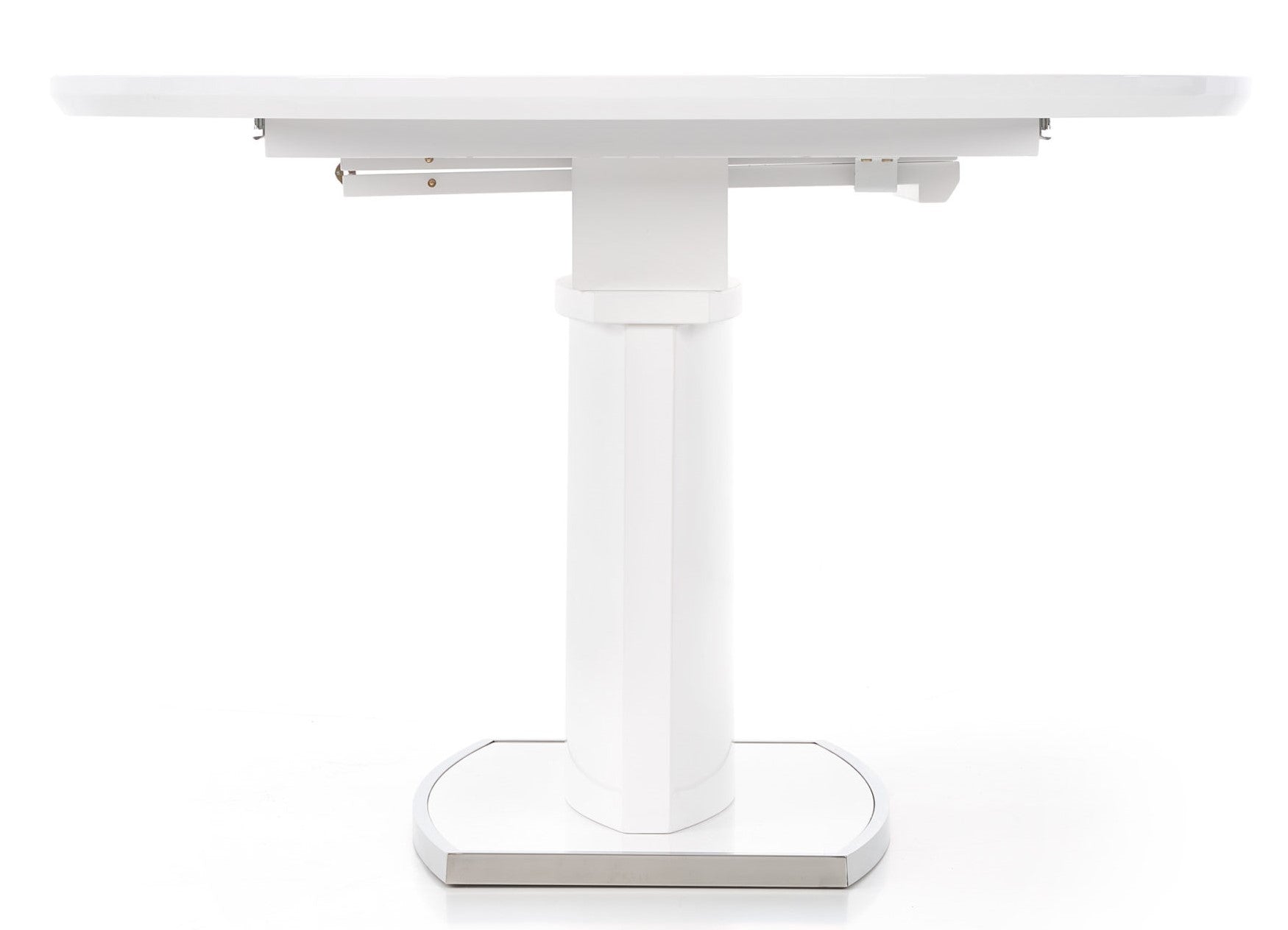 Kitchen Table East Hyderabad | size: Length: 120cm, Width: 160cm, Height: 76cm, Diameter: 120cm | color: White | image: 4 | variant: 1006870