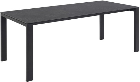Kitchen Table East Klaipeda | size: Length: 90cm, Width: 200cm, Height: 75cm | color: Black | image: 1 | variant: 1005991