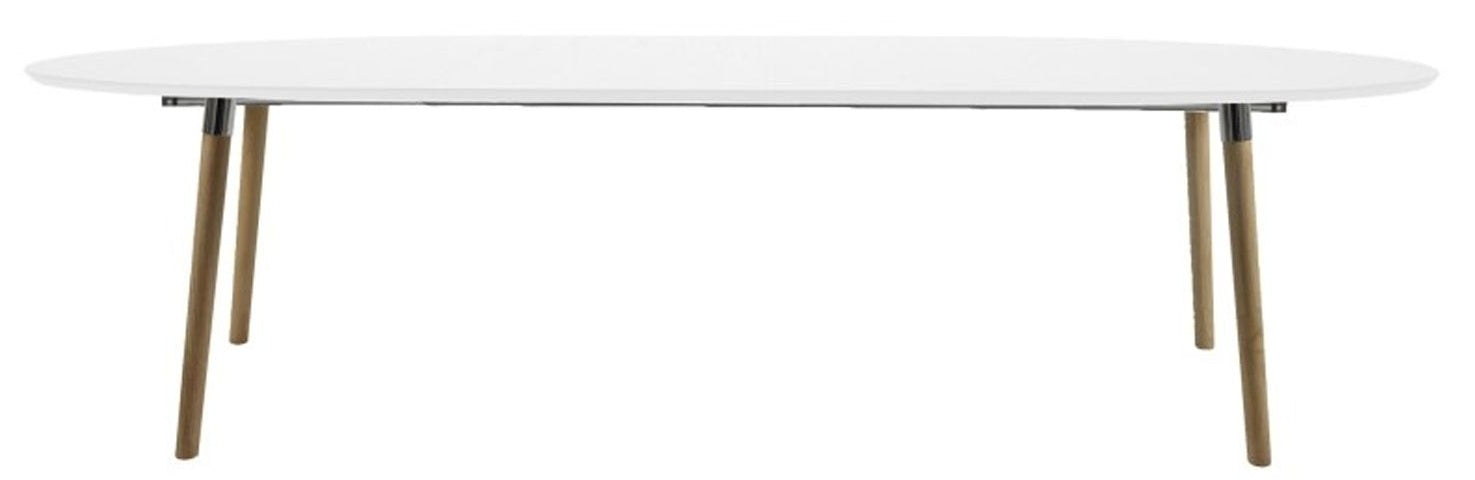 Kitchen Table East Livorno | size: Length: 100cm, Width: 270cm, Height: 74cm | color: White | image: 0 | variant: 1006493