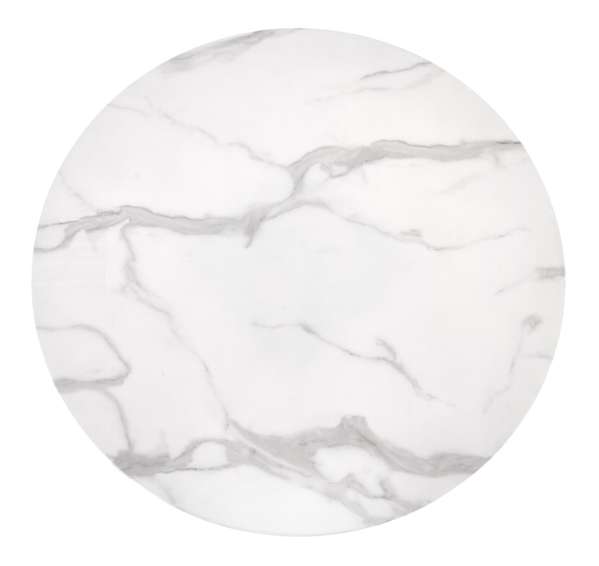 Kitchen Table East New Orleans | size: Length: 90cm, Width: 90cm, Height: 72cm, Diameter: 90cm | color: White/Marble/Black | image: 5 | variant: 1006797