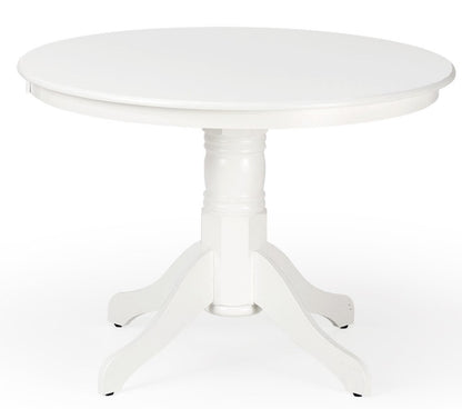 Kitchen Table East Osaka | size: Length: 106cm, Width: 106cm, Height: 75cm, Diameter: 106cm | color: White | image: 1 | variant: 1006799