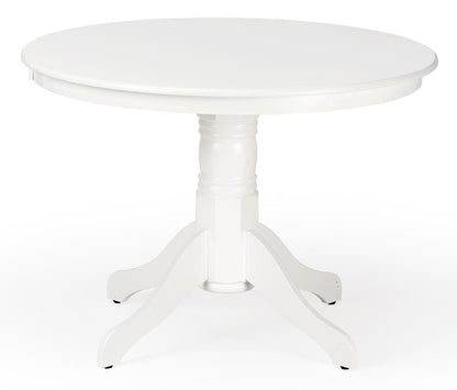 Kitchen Table East Osaka | size: Length: 106cm, Width: 106cm, Height: 75cm, Diameter: 106cm | color: White | image: 3 | variant: 1006799