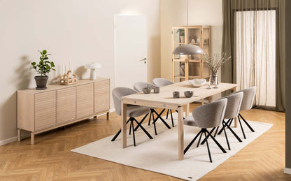 Kitchen Table East Prato | size: Length: 100cm, Width: 200cm, Height: 75cm | color: Beige | image: 3 | variant: 1006492