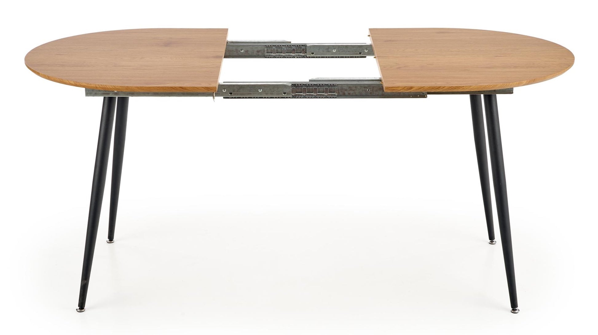 Kitchen Table East Quebec | size: Length: 80cm, Width: 160cm, Height: 74cm | color: Black/Oak | image: 2 | variant: 1006807
