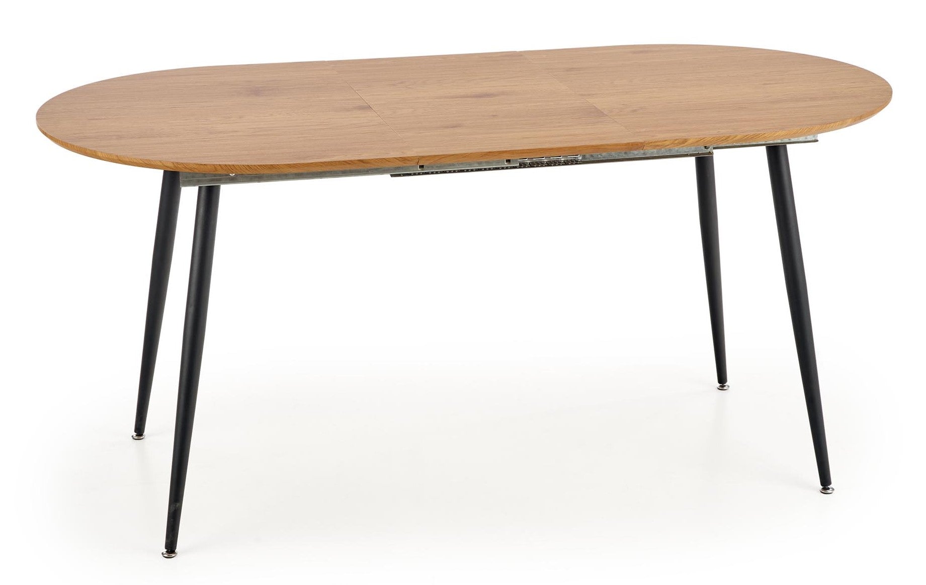 Kitchen Table East Quebec | size: Length: 80cm, Width: 160cm, Height: 74cm | color: Black/Oak | image: 3 | variant: 1006807
