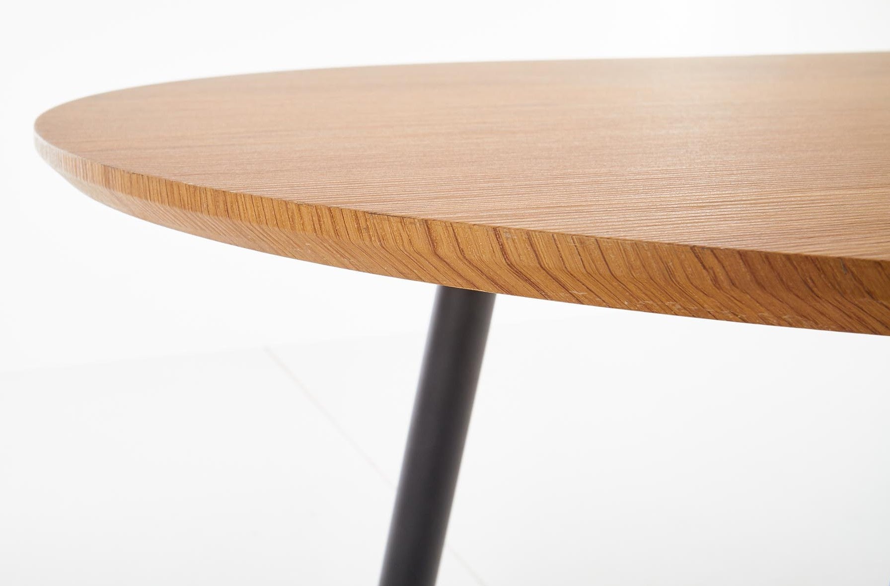 Kitchen Table East Quebec | size: Length: 80cm, Width: 160cm, Height: 74cm | color: Black/Oak | image: 8 | variant: 1006807