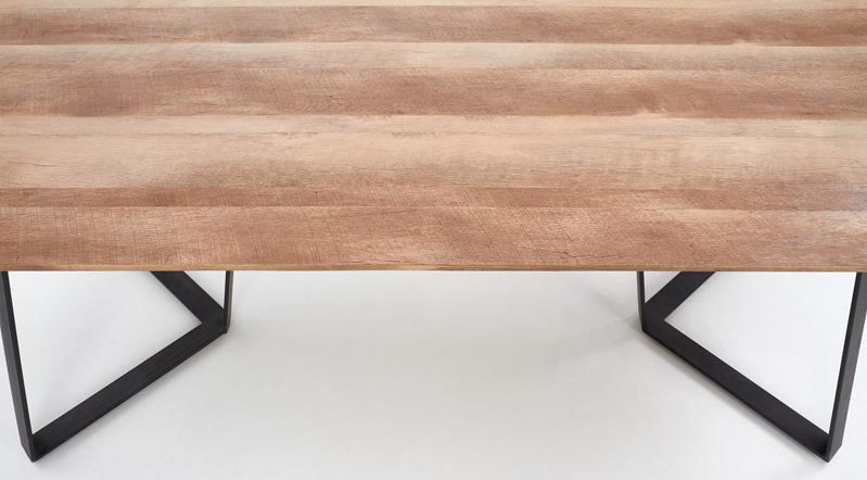 Kitchen Table East Salt Lake | size: Length: 90cm, Width: 180cm, Height: 76cm | color: Black/Walnut | image: 6 | variant: 1006813