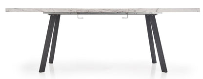 Kitchen Table East Tel Aviv | size: Length: 90cm, Width: 220cm, Height: 76cm | color: White/Marble/Black | image: 5 | variant: 1006828