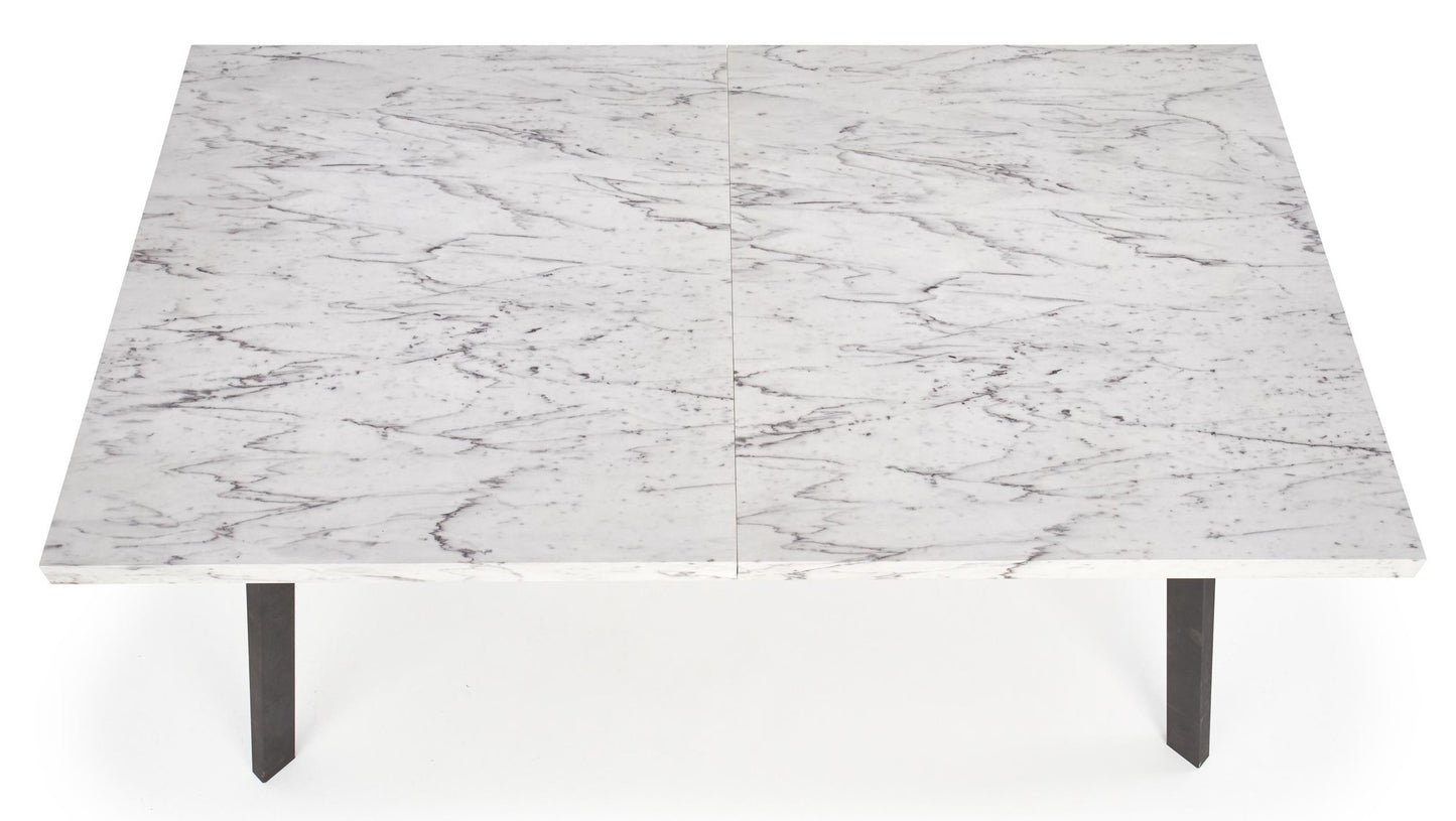 Kitchen Table East Tel Aviv | size: Length: 90cm, Width: 220cm, Height: 76cm | color: White/Marble/Black | image: 8 | variant: 1006828