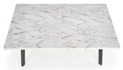 Kitchen Table East Tel Aviv | size: Length: 90cm, Width: 220cm, Height: 76cm | color: White/Marble/Black | image: 8 | variant: 1006828