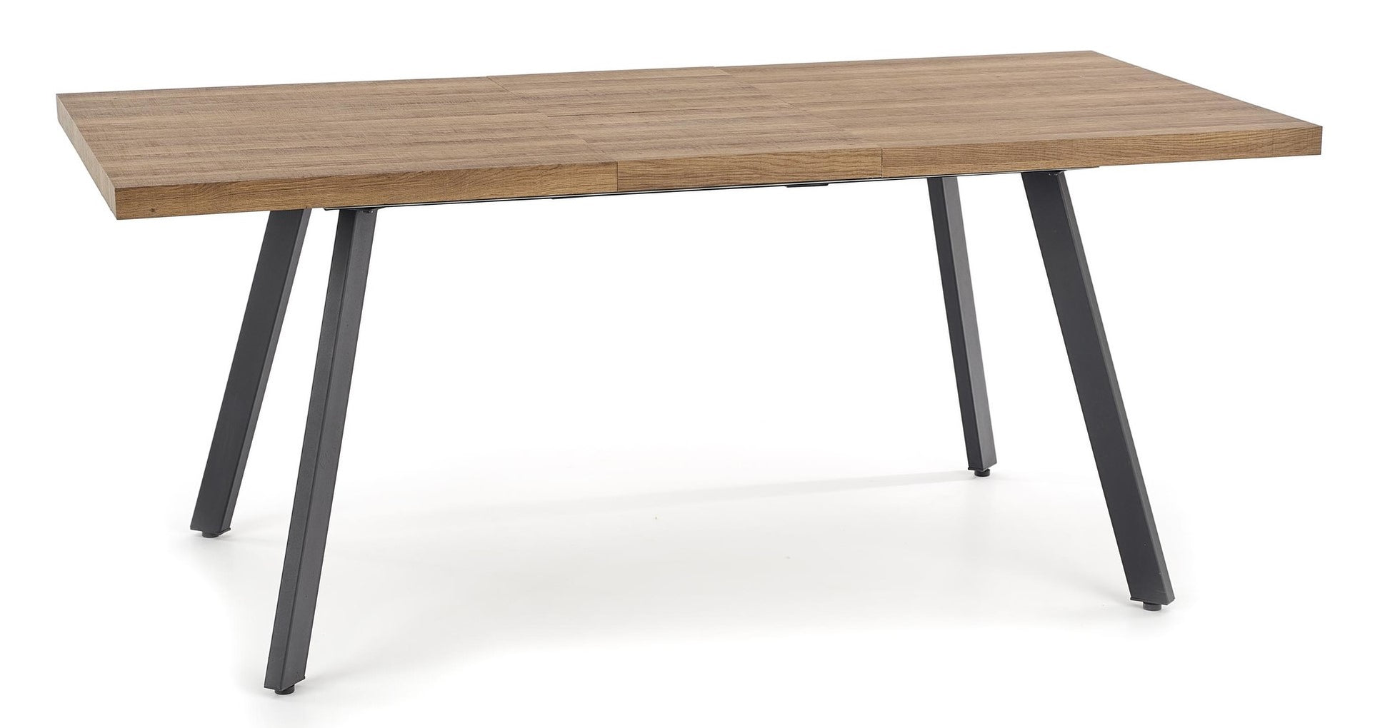 Kitchen Table East Woodbridge | size: Length: 85cm, Width: 220cm, Height: 76cm | color: Black/Walnut | image: 1 | variant: 1006821