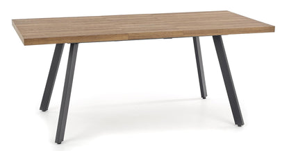 Kitchen Table East Woodbridge | size: Length: 85cm, Width: 220cm, Height: 76cm | color: Black/Walnut | image: 1 | variant: 1006821
