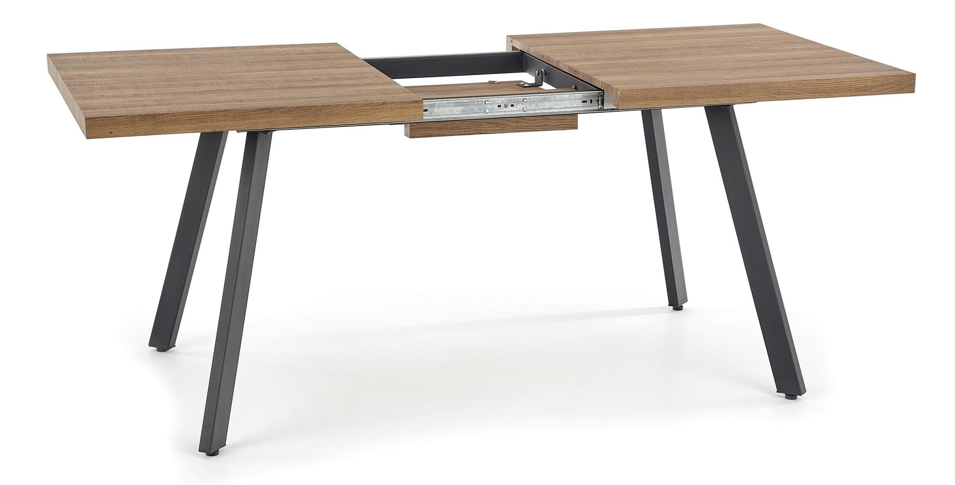 Kitchen Table East Woodbridge | size: Length: 85cm, Width: 220cm, Height: 76cm | color: Black/Walnut | image: 7 | variant: 1006821