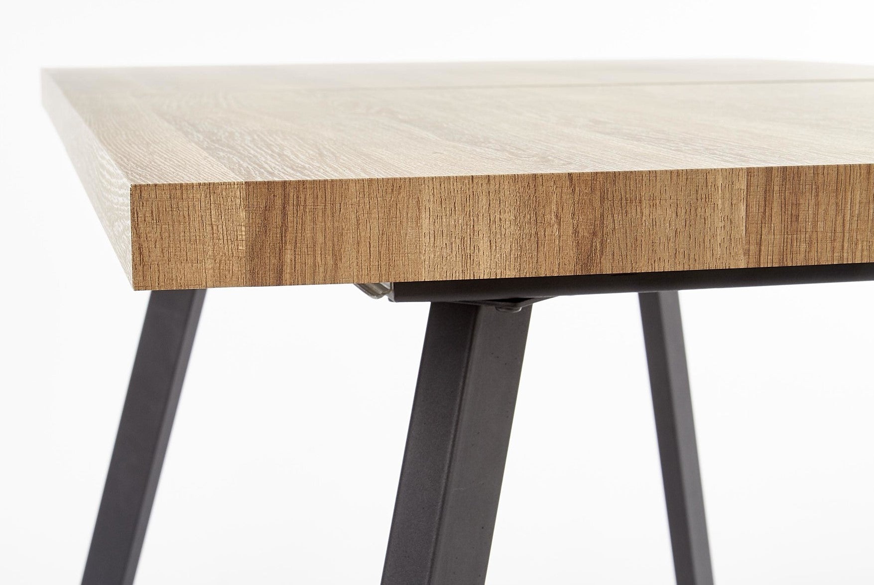 Kitchen Table East Woodbridge | size: Length: 85cm, Width: 220cm, Height: 76cm | color: Black/Walnut | image: 8 | variant: 1006821