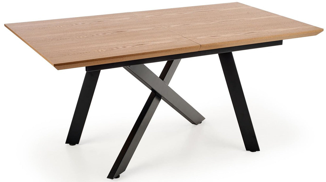 Kitchen Table East Yokohama | size: Length: 90cm, Width: 200cm, Height: 76cm | color: Black/Oak | image: 2 | variant: 1006840
