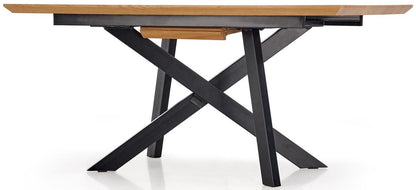 Kitchen Table East Yokohama | size: Length: 90cm, Width: 200cm, Height: 76cm | color: Black/Oak | image: 6 | variant: 1006840