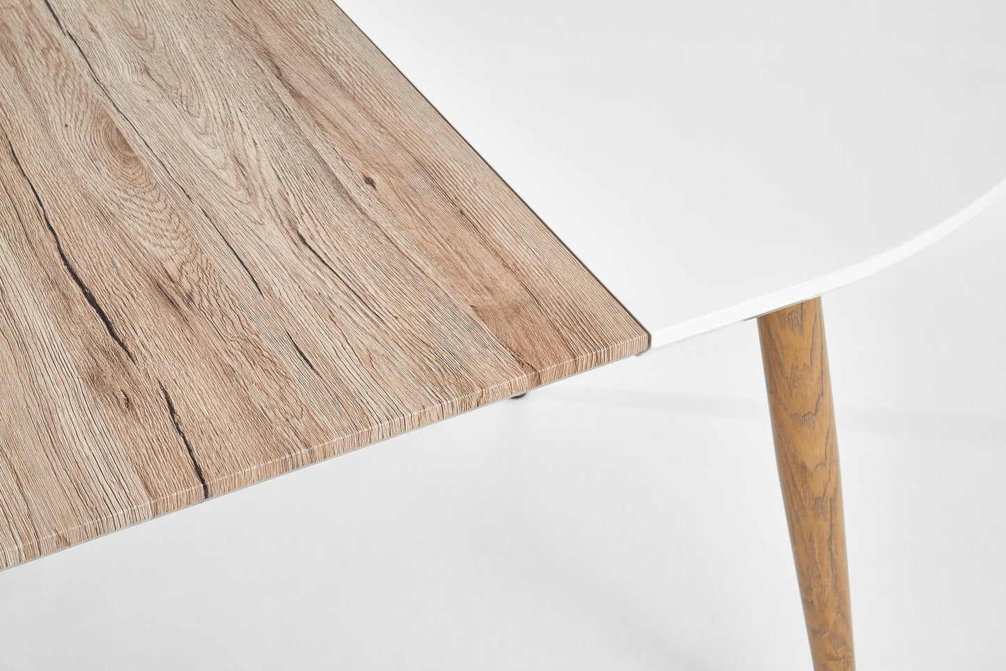 Kitchen Table Edward | size: Length: 100cm, Width: 200cm, Height: 75cm | color: White | image: 4 | variant: 1006447