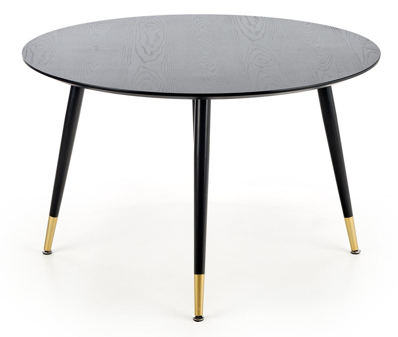 Kitchen Table Embos | size: Length: 120cm, Width: 120cm, Height: 75cm, Diameter: 120cm | color: Black/Gold | image: 4 | variant: 1011230