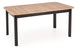 Kitchen Table Florian | size: Length: 90cm, Width: 228cm, Height: 76cm | color: Black/Oak | image: 1 | variant: 1006359