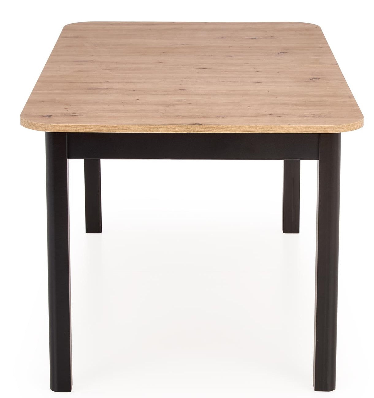 Kitchen Table Florian | size: Length: 90cm, Width: 228cm, Height: 76cm | color: Black/Oak | image: 4 | variant: 1006359