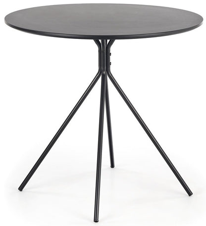 Kitchen Table Fondi | size: Length: 80cm, Width: 80cm, Height: 75cm, Diameter: 80cm | color: Black | image: 1 | variant: 1006454