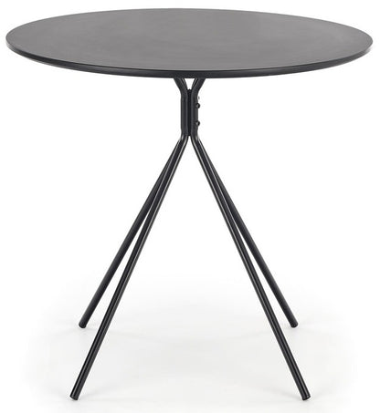 Kitchen Table Fondi | size: Length: 80cm, Width: 80cm, Height: 75cm, Diameter: 80cm | color: Black | image: 3 | variant: 1006454