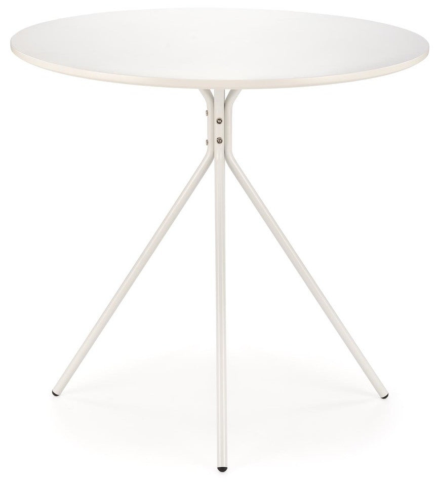 Kitchen Table Fondi | size: Length: 80cm, Width: 80cm, Height: 75cm, Diameter: 80cm | color: White | image: 1 | variant: 1006453