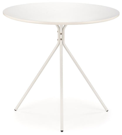 Kitchen Table Fondi | size: Length: 80cm, Width: 80cm, Height: 75cm, Diameter: 80cm | color: White | image: 1 | variant: 1006453