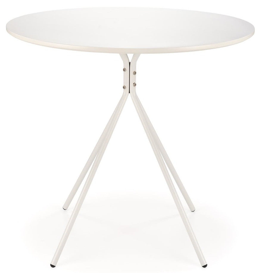 Kitchen Table Fondi | size: Length: 80cm, Width: 80cm, Height: 75cm, Diameter: 80cm | color: White | image: 2 | variant: 1006453