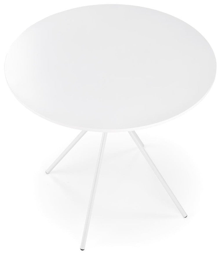 Kitchen Table Fondi | size: Length: 80cm, Width: 80cm, Height: 75cm, Diameter: 80cm | color: White | image: 3 | variant: 1006453