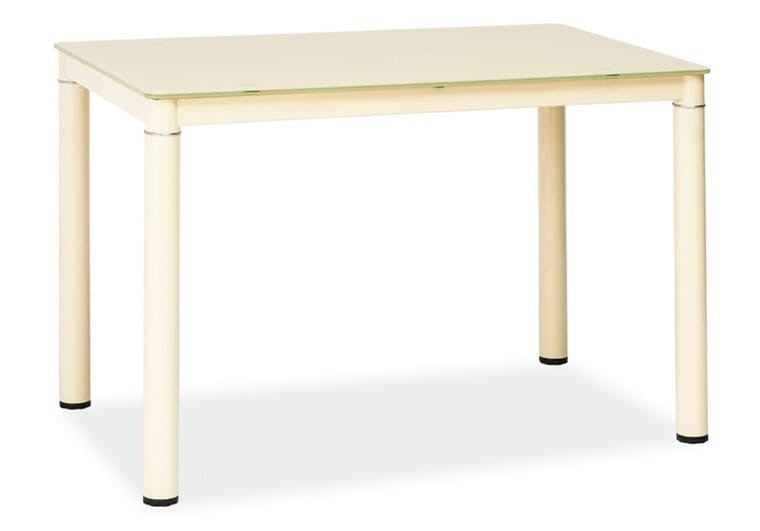 Kitchen Table Galant 1 | size: Length: 70cm, Width: 110cm, Height: 75cm | color: Cream | image: 1 | variant: 1006579