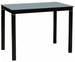 Kitchen Table Galant | size: Length: 60cm, Width: 100cm, Height: 75cm | color: Black | image: 0 | variant: 1006572