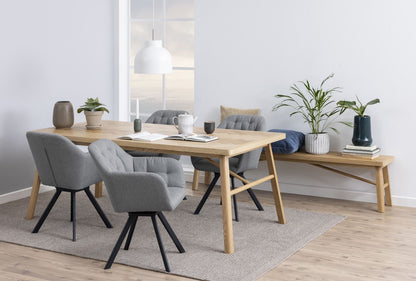 Kitchen Table Galway | size: Length: 100cm, Width: 200cm, Height: 75cm | color: Beige | image: 2 | variant: 1017895